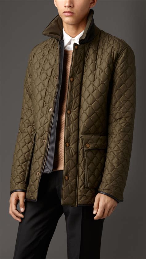 burberry men double breasted green jacket|Burberry men jacket on sale.